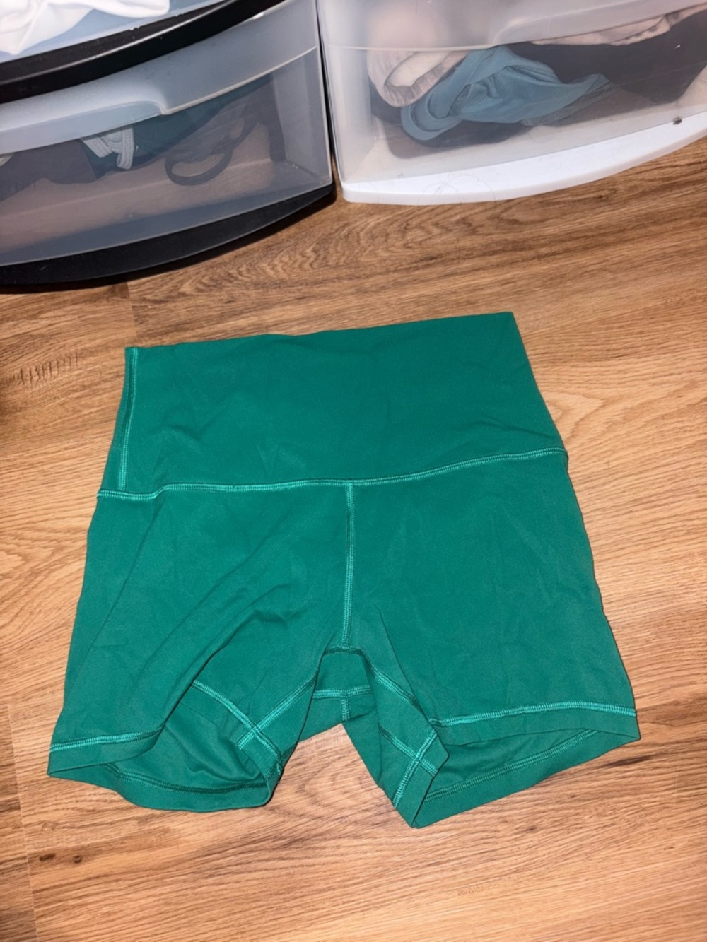 lululemon athletica High-Rise Emerald Green Bike Shorts